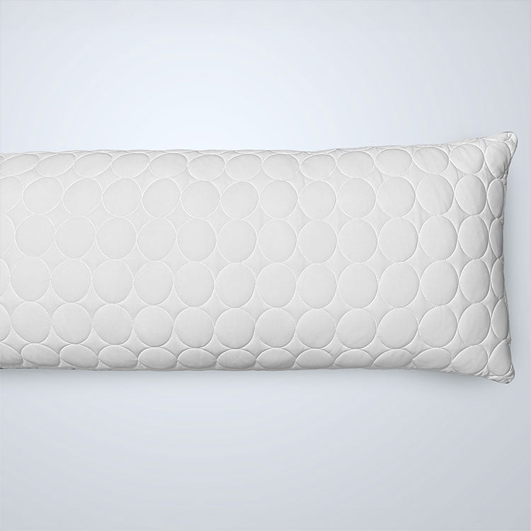 White Nightfall body pillow shown on a white and grey background