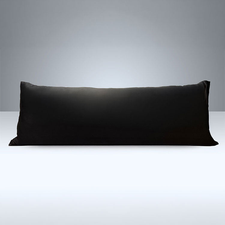 Body Pillow Pillowcase shown in Black Eclipse #choose_your_color_black-eclipse