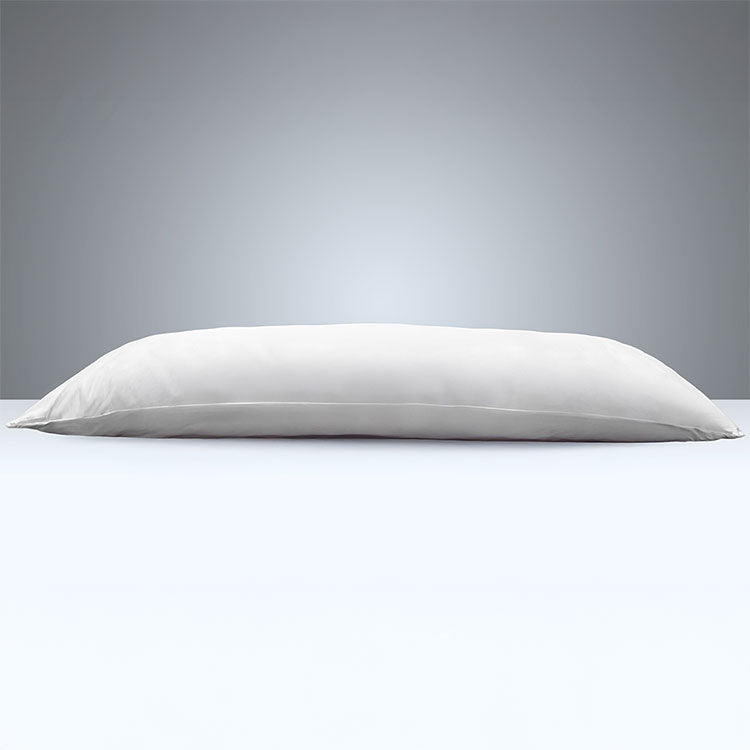 Body Pillow Pillowcase shown in Cloud White #choose_your_color_cloud-white