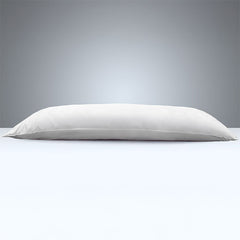 Body Pillow Pillowcase shown in Cloud White #choose_your_color_cloud-white