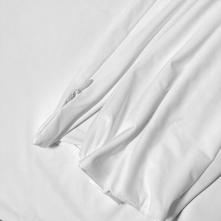 Body Pillow Pillowcase shown in Cloud White #choose_your_color_cloud-white