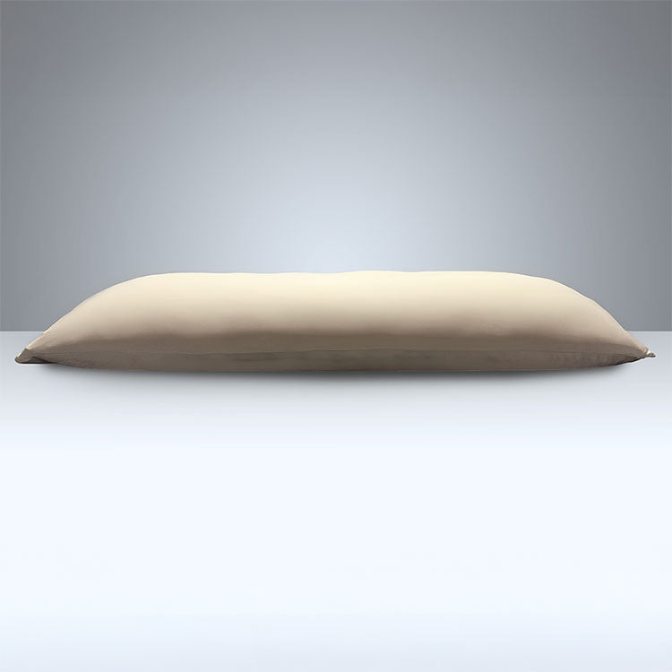 Body Pillow Pillowcase shown in Sand Dune #choose_your_color_sand-dune