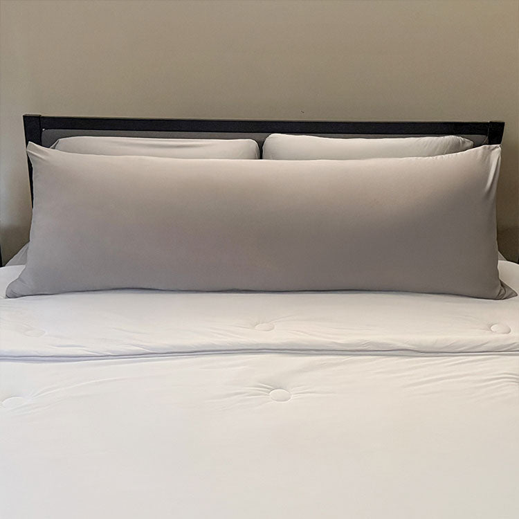 Body Pillow Pillowcase shown in Silver Dusk #choose_your_color_silver-dusk