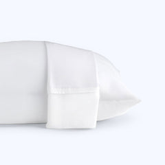 Pillowcases shown in Cloud White #choose_your_color_cloud-white