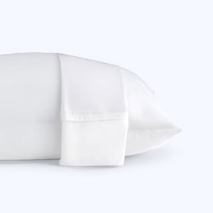 Pillowcases shown in Cloud White #choose_your_color_cloud-white