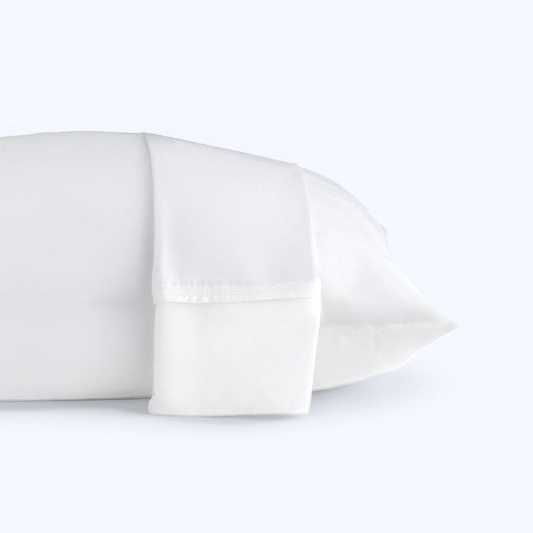 Pillowcases shown in Cloud White #choose_your_color_cloud-white