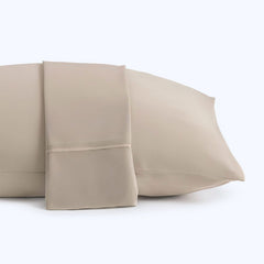 Pillowcases shown in Sand Dune #choose_your_color_sand-dune