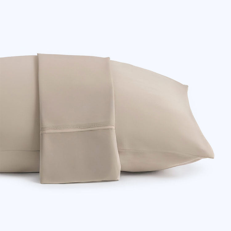 Pillowcases shown in Sand Dune #choose_your_color_sand-dune