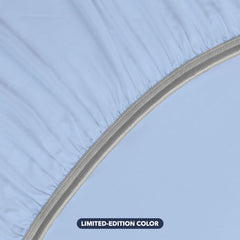 Nightfall Sheet Sets elastic band encompasses entire fitted sheet
#choose-your-color_blue-mist