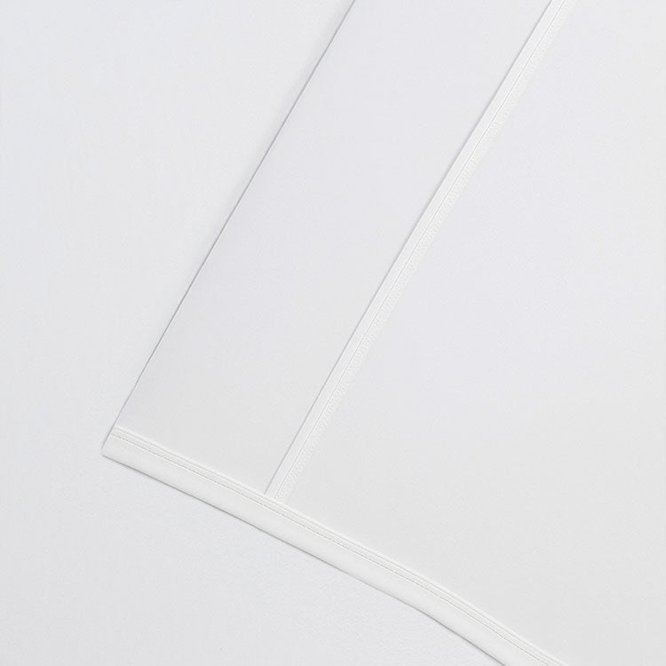 Detail image of Nightfall Flat Sheet shown in Cloud White #choose-your-color_cloud-white
