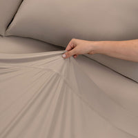 Detail image of Nightfall Flat Sheet shown in Sand Dune #choose-your-color_sand-dune
