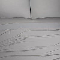 Detail image of Nightfall Flat Sheet shown in Silver Dusk #choose-your-color_silver-dusk