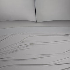 Detail image of Nightfall Flat Sheet shown in Silver Dusk #choose-your-color_silver-dusk