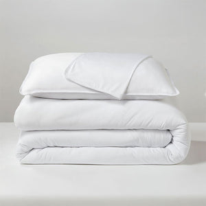 Bright White Duvet Cover folded stack #choose-your-color_bright-white