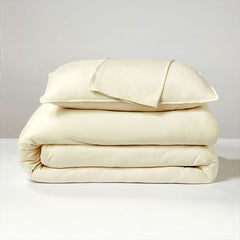 Ecru  Duvet Cover folded stack #choose-your-color_ecru