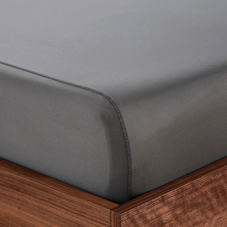 Original Performance Fitted Sheet on bed in Graphite #choose-your-color_graphite