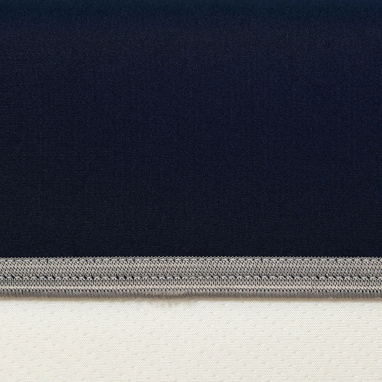 Original Performance Fitted Sheet on bed in Navy #choose-your-color_navy