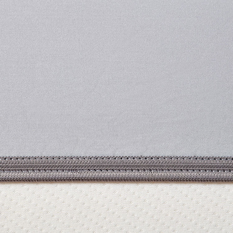 Original Performance Fitted Sheet on bed in Pearl Blue #choose-your-color_pearl-blue