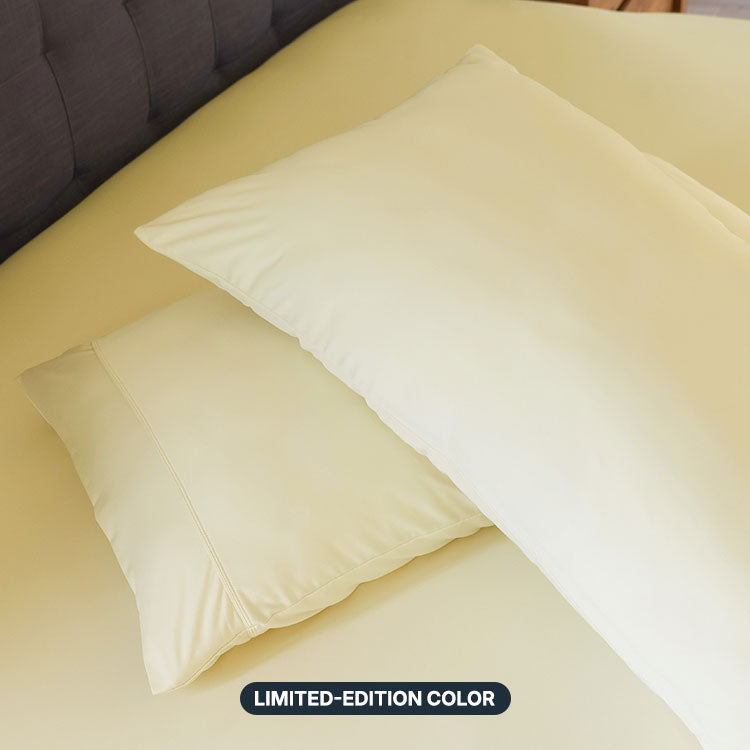 ORIGINAL PERFORMANCE Pillowcases shown in Limoncello. #choose-your-color_limoncello