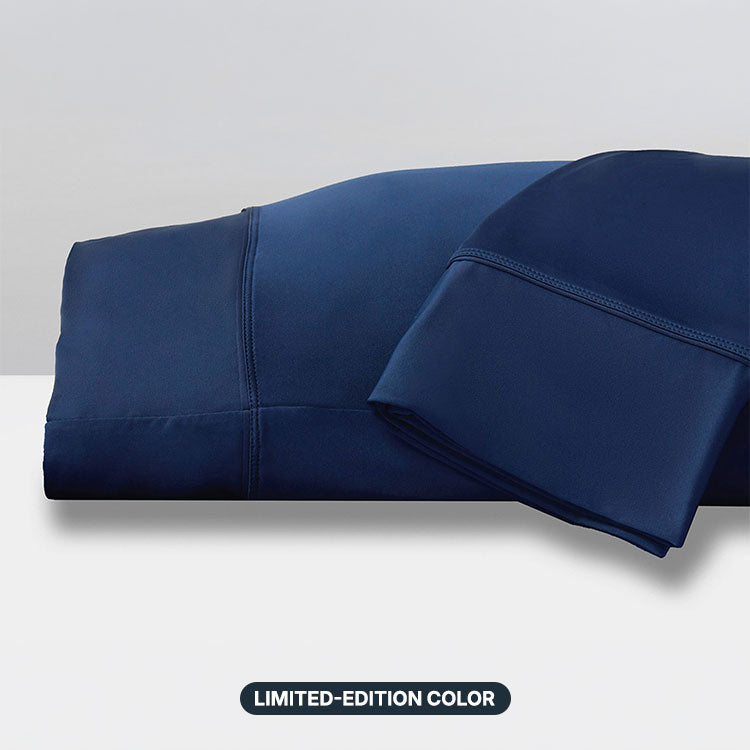 ORIGINAL PERFORMANCE Pillowcases shown in Meridian Blue. #choose-your-color_meridian-blue