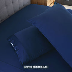 ORIGINAL PERFORMANCE Pillowcases shown in Meridian Blue. #choose-your-color_meridian-blue