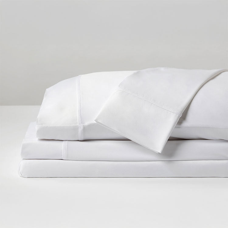 Bright White Original Performance Sheet Set Stack #choose-your-color_bright-white