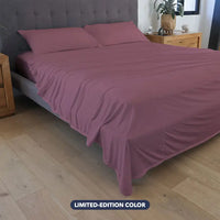 Limited Edition Cherry Blossom Original Performance Sheet Set Shown in Bedroom Environment #choose-your-color_cherry-blossom