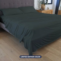 Limited Edition Fresh Meadow Original Performance Sheet Set Shown in Bedroom Environment #choose-your-color_fresh-meadow