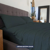 Limited Edition Fresh Meadow Original Performance Sheet Set Shown in Bedroom Environment #choose-your-color_fresh-meadow