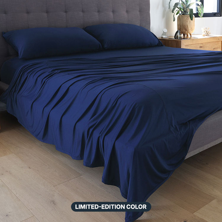 Meridian Blue Limited Edition Color Original Performance Sheet Set. #choose-your-color_meridian-blue
