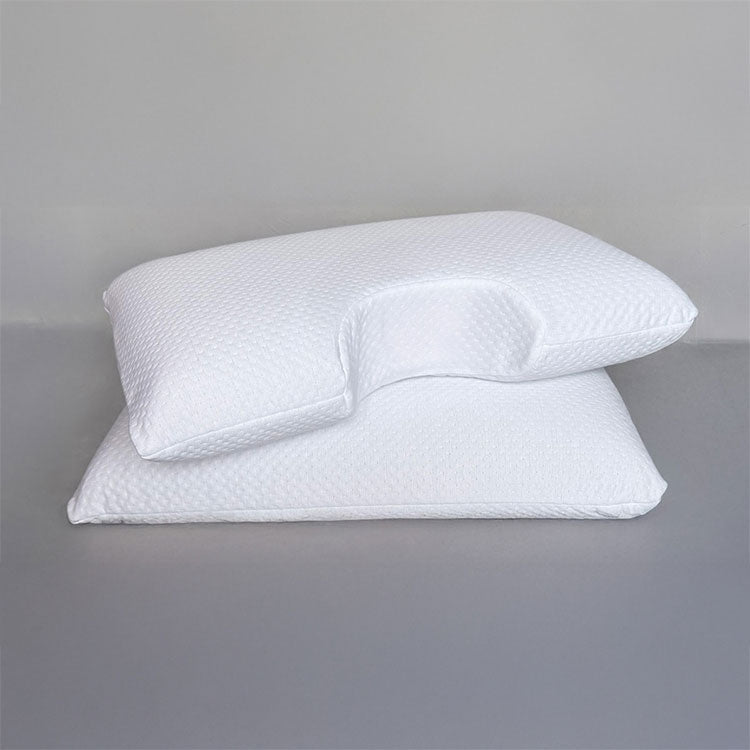 Stack of SleepScents Pillows with Contour version on top