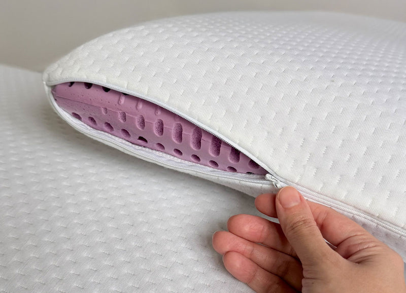 Detail Shot of SleepScent Pillows 