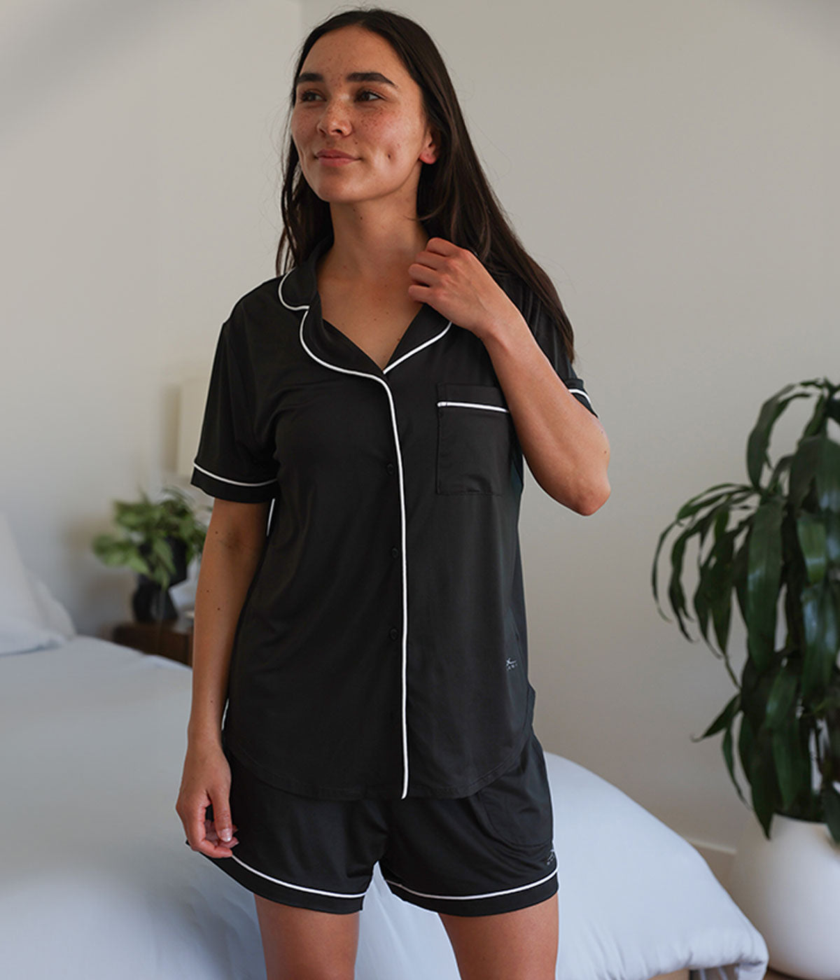 SCHIESSER Mix Relax T-shirt, dames shirt korte mouwen donkerblauw SCHIESSER Mix Relax T-shirt, dames shirt korte mouwen donkerblauw