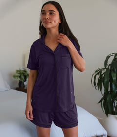 Women's Sleep Top #choose-your-color_royal-plum