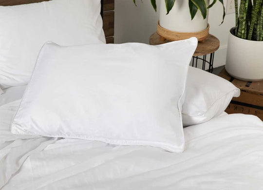 Arctic Aire Duvet Set Lifestyle Image Shown in White #choose-your-color_white