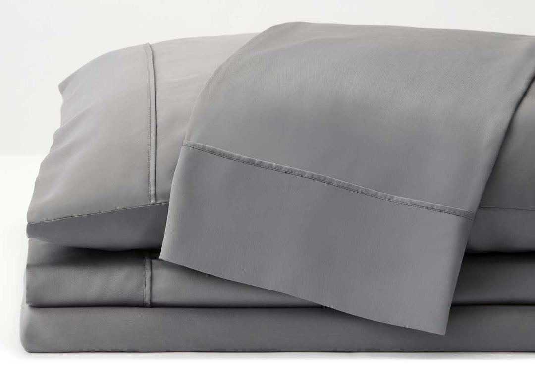 ARCTIC AIRE•MAX Sheet Set stack shown in Charcoal #choose-your-color_charcoal