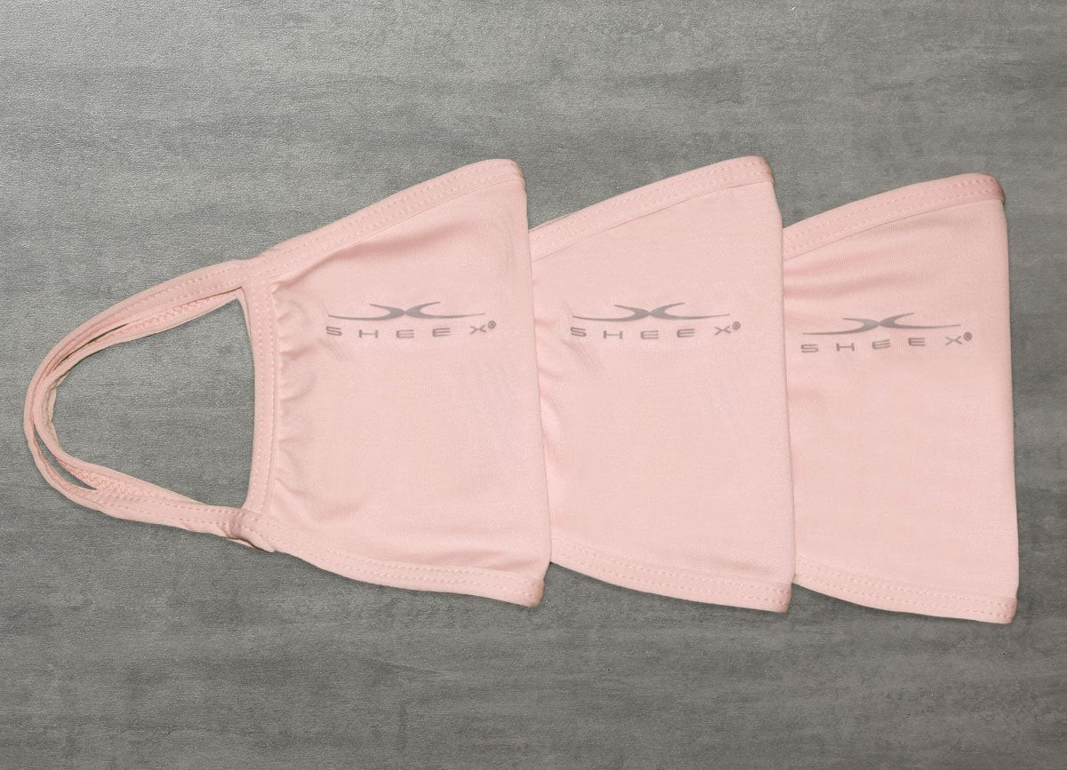 SHEEX Performance Flat Face Mask - 3 Pack in Rose Quartz #choose-your-color_rose-quartz