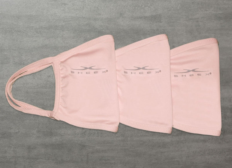 SHEEX Performance Flat Face Mask - 3 Pack in Rose Quartz #choose-your-color_rose-quartz