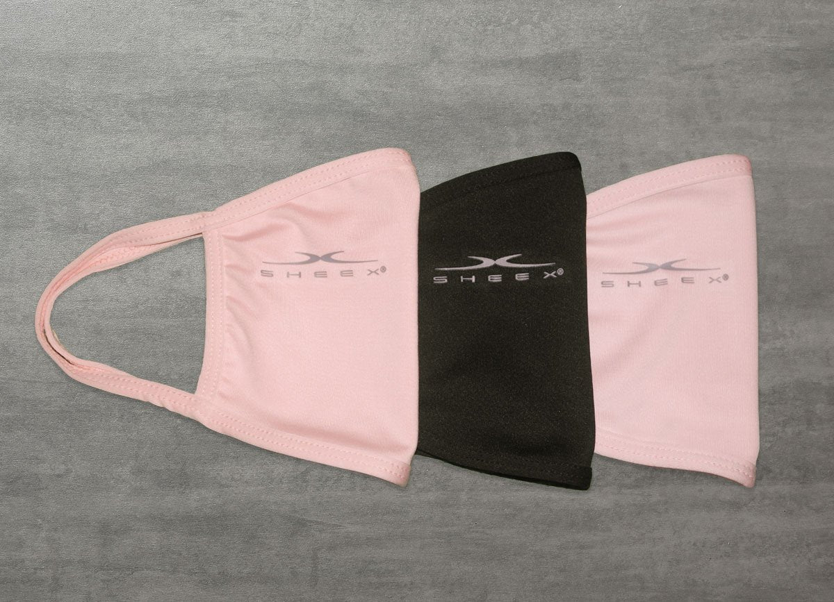 SHEEX Performance Flat Face Mask - 3 Pack #choose-your-color_rose-quartz-jet-black-rose-quartz