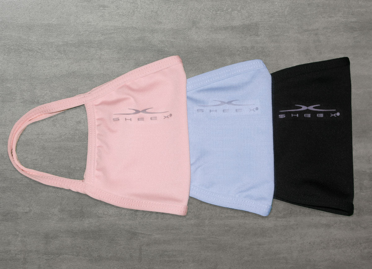 SHEEX Performance Flat Face Mask - 3 Pack