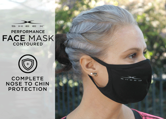 SHEEX Performance Contoured Face Mask - 3 Pack #choose-your-color_soft-blue-rose-quartz-jet-black