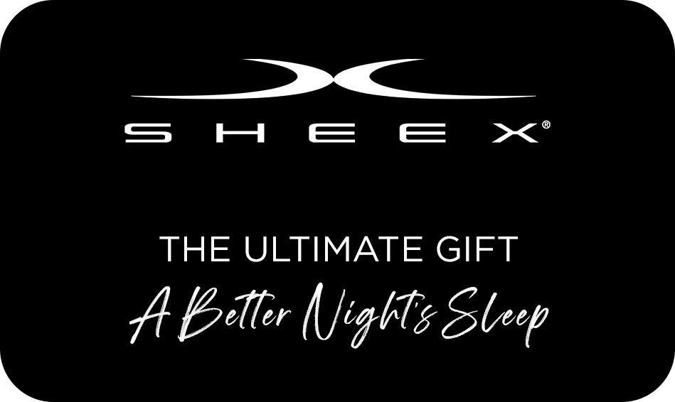 SHEEX Gift Card. The Ultimate Gift. A Better Night's Sleep