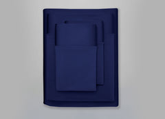 Luxury Copper Sheet Set shown in Navy #choose-your-color_navy