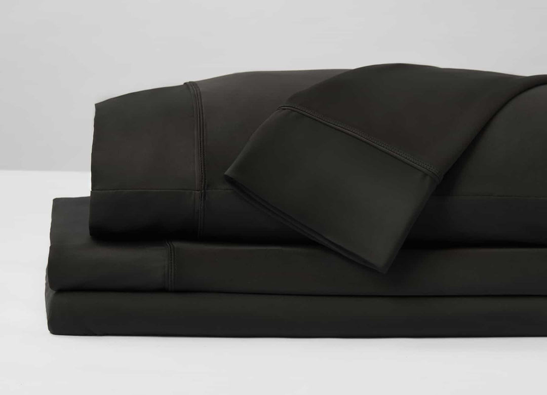 Original Performance Sheet Set Image Shown Folded and Stacked in Black #choose-your-color_black