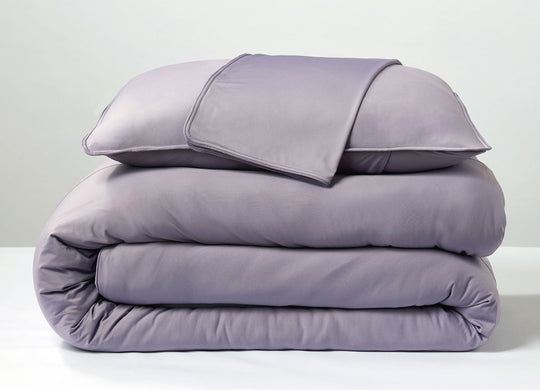Lavender  Duvet Cover folded stack #choose-your-color_lavender