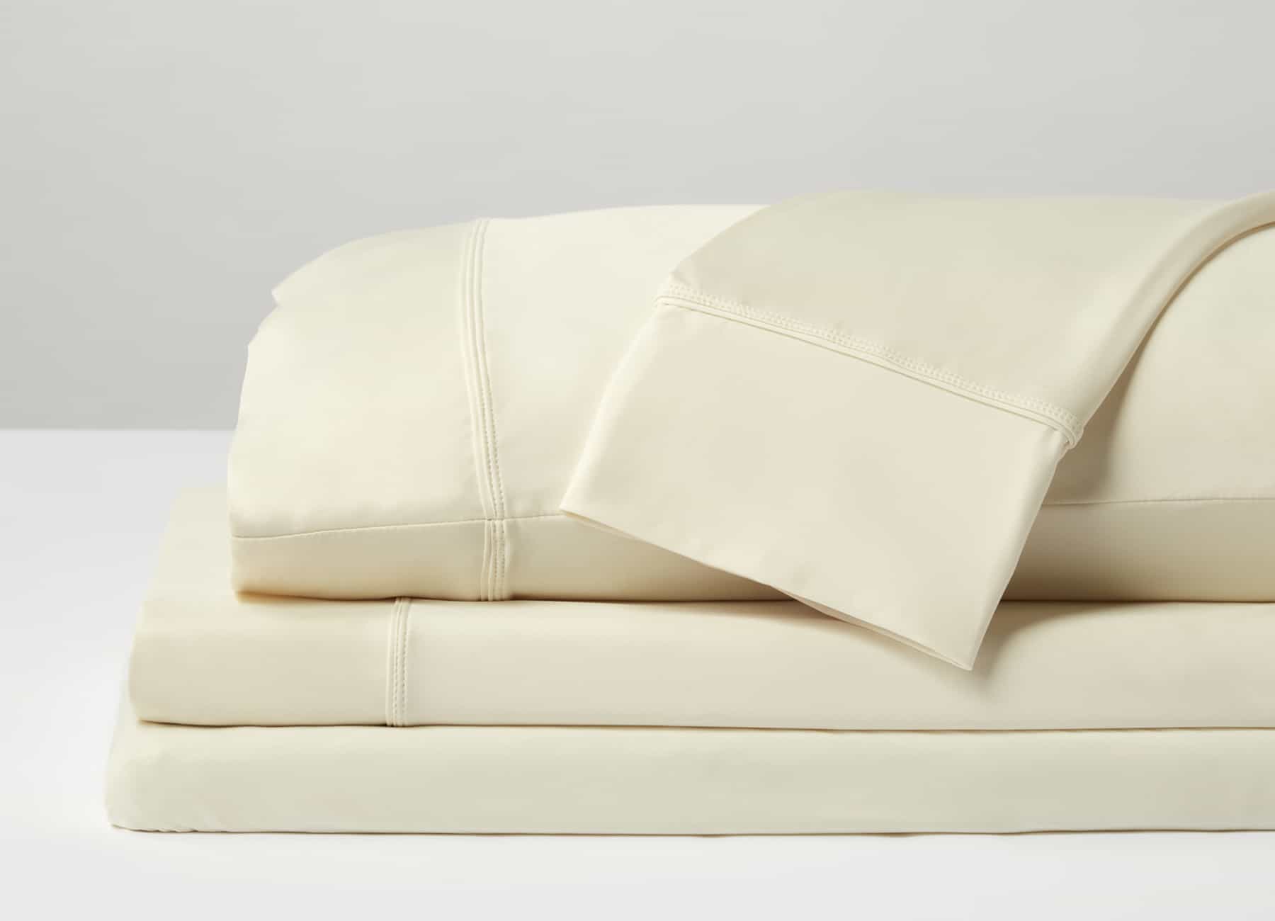 Ecru Original Performance Sheet Set Stack #choose-your-color_ecru