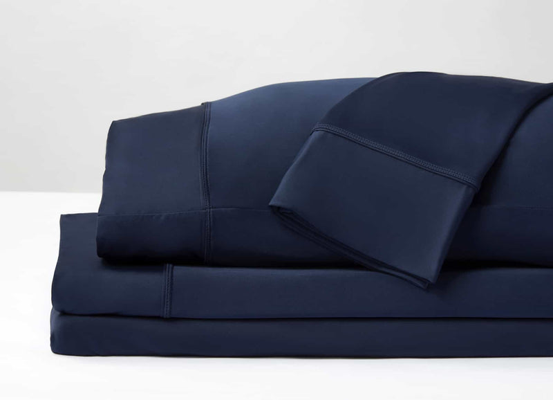 Navy Original Performance Sheet Set Stack #choose-your-color_navy