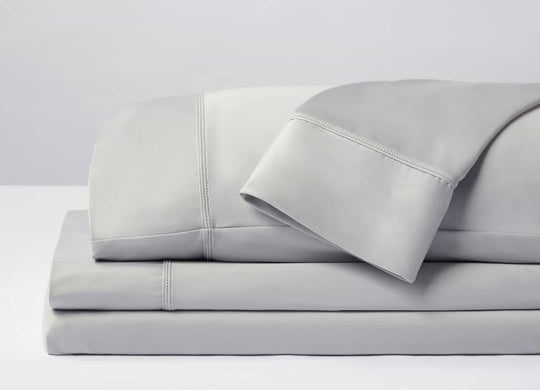 Original Performance Sheet Set Image Shown Folded and Stacked in Pearl Blue #choose-your-color_pearl-blue