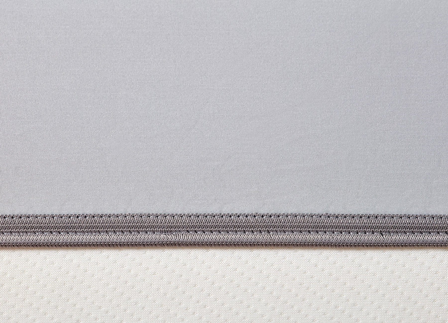Original Performance Fitted Sheet on bed in Pearl Blue #choose-your-color_pearl-blue