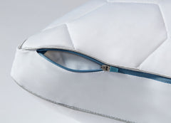 Breathe Max Down Alternative Side Sleeper Pillow Zipper Detail